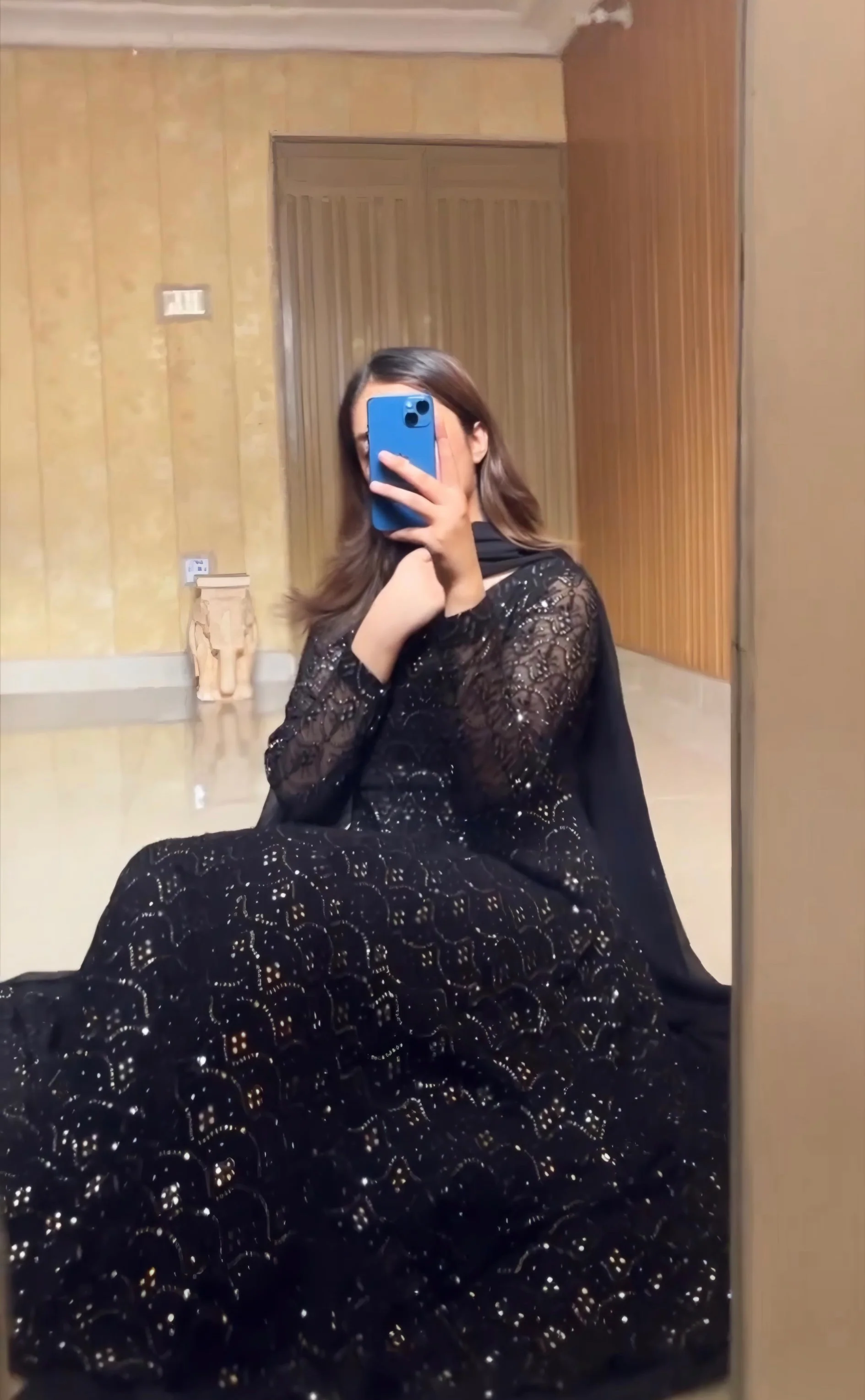 Aakansha Balck Anarkali Suit Set - Image 5