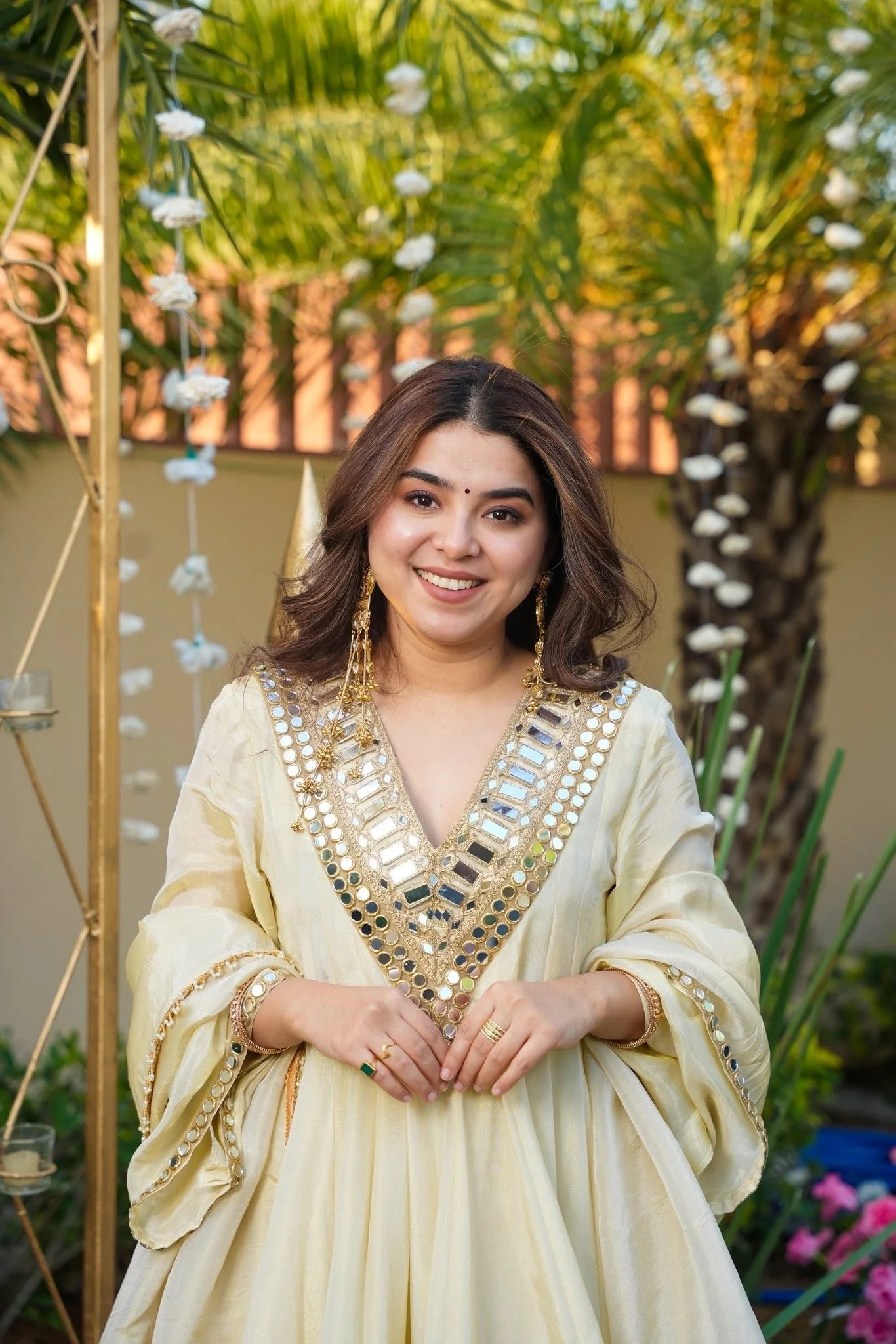 Ivory Sheeshmahal Sharara Set - Image 7