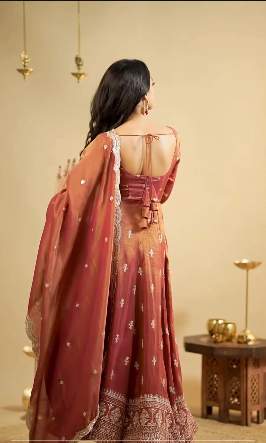KRUSHNAVI COSMO SLIT ANARKALI SUIT SET - Image 6