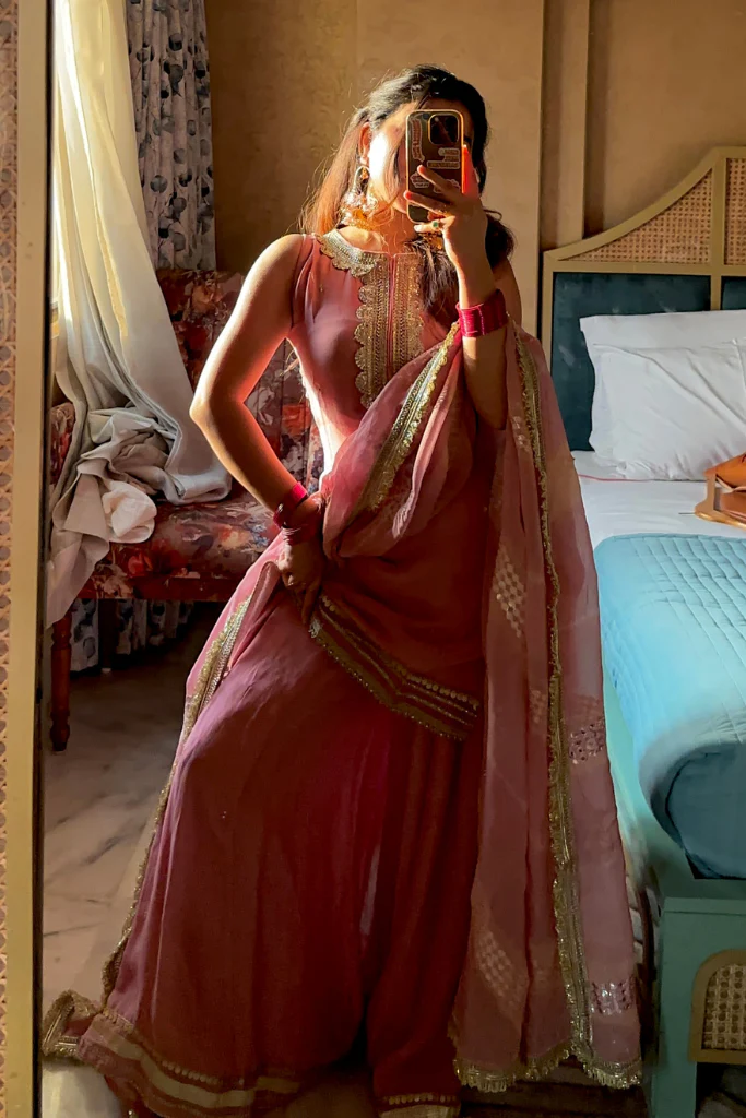 Vasantika Organza Sharara Set - Image 2