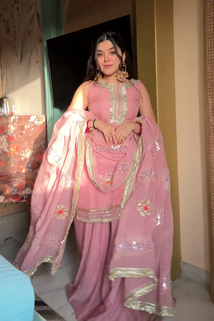 Vasantika Organza Sharara Set - Image 5